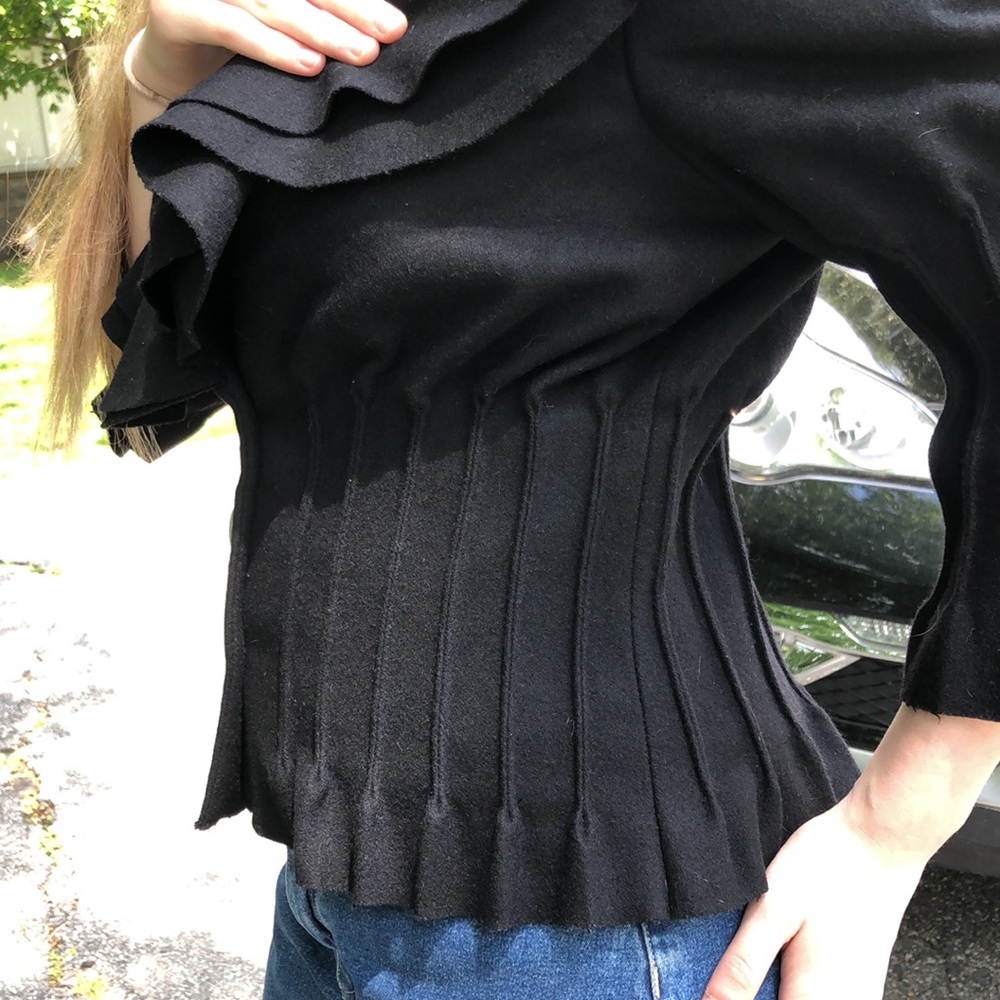 Arden B black wool blazer - Picture 4 of 9